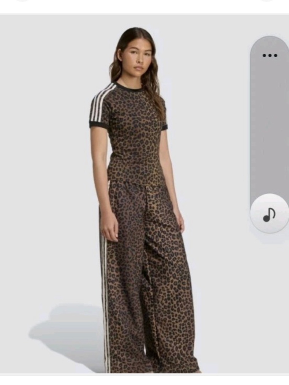 Adidas Leopard Firebird Pants oversized brand new with tags - Picture 3 of 6